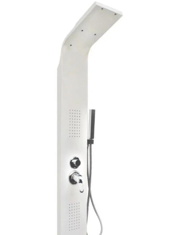 Beyaz Panel Duş Seti-304 Paslanmaz Çelik