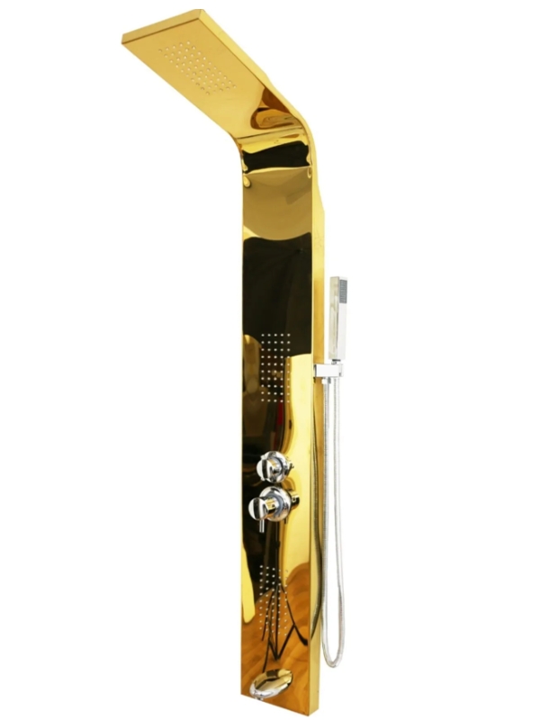 Gold Panel Duş Seti-304 Paslanmaz Çelik