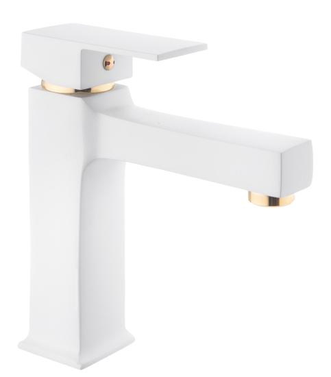 Arvitsa Kare Lavabo Bataryası Beyaz Gold